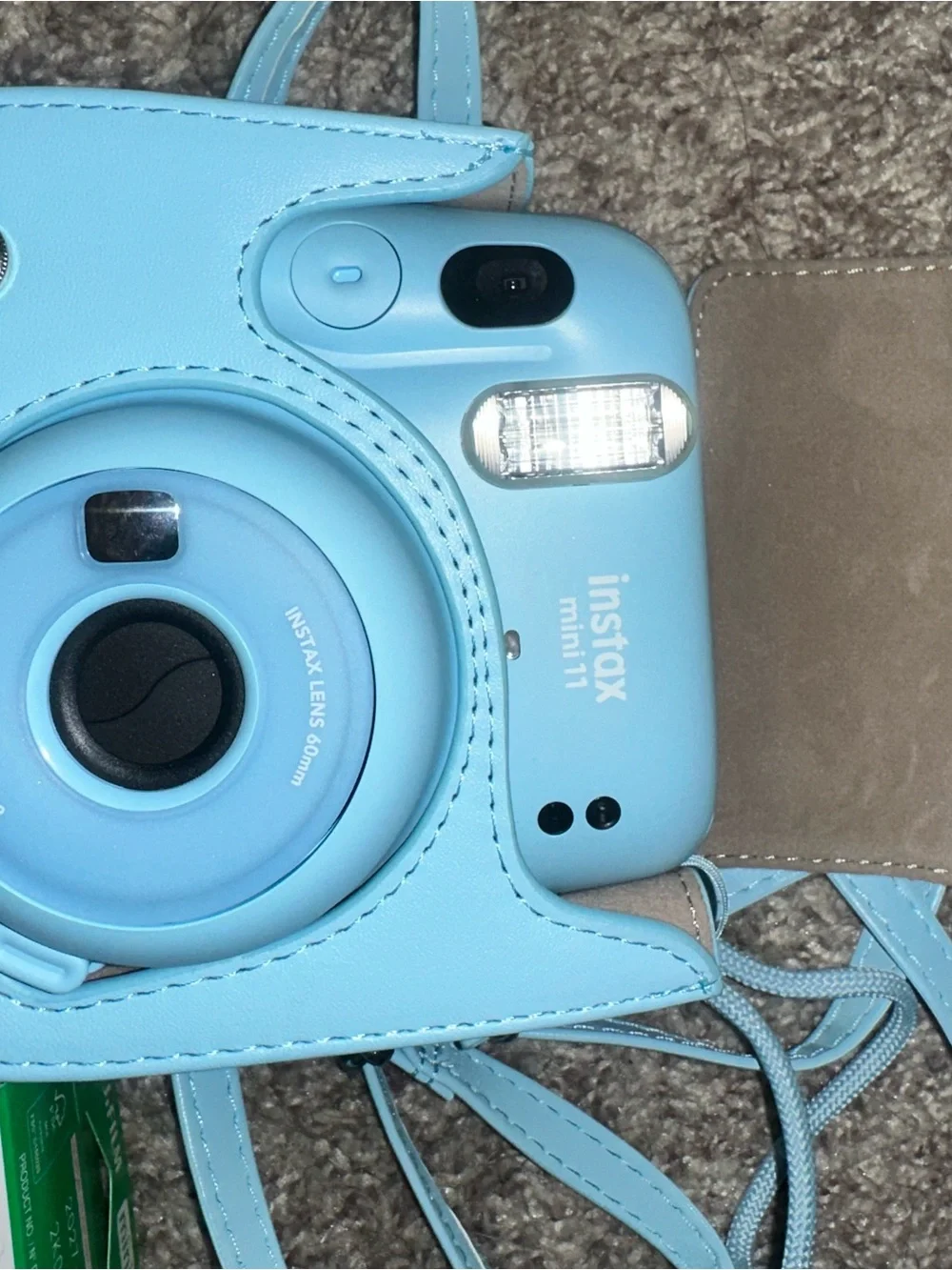 Fujifilm Instax Mini Film Pack with Light Blue Camera Case